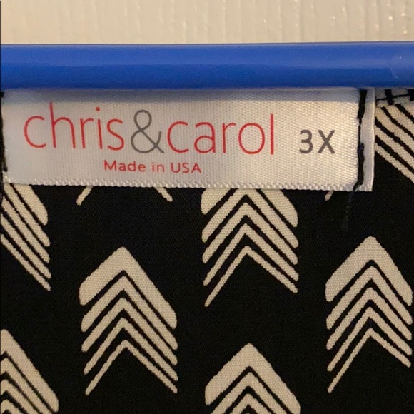 Black and Cream Blouse - Picture 5 of 6